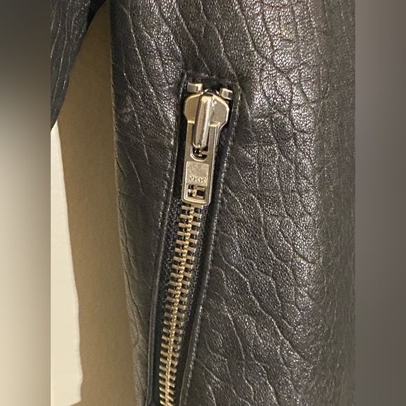 Mackage Pebbled Leather Moto Jacket - Size S - Picture 4 of 9